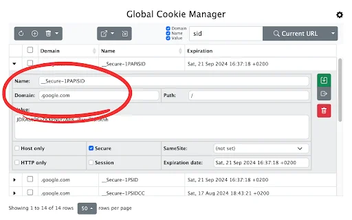 Download Global Cookie Manager Terbaru – Kelola Cookie Gratis - Screenshot 3