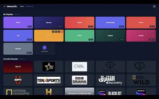 StreamFlix IPTV: Pemutar M3U & HLS Terbaik untuk Chrome - Screenshot 4